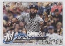 2018 Topps Holiday WalMart Mega Box Metallic Snowflake Eric Thames #HMW200 2o7