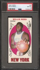 1969-70 Topps #60 Willis Reed PSA 8 Rookie RC
