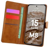Bizon Case Pocket Xiaomi Redmi Note 15 / Poco M8 5G Braun