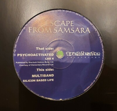 LAB 4/SILICON BASED LIFE- PSYCHOACTIVATED/MULTIBAND 12'' TRBV 001 1998 VG+!
