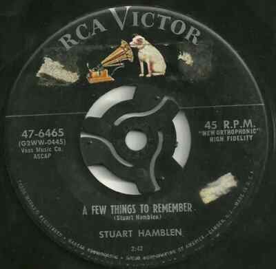 Stuart Hamblen Hell Train / A Few Things To Remember Vinyl Single 7inch