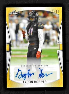 TYRON HOPPER Missouri Tigers, Green Bay Packers 2019 Leaf