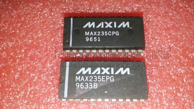   MAX235CPG MAX235EPG Multichannel RS-232 Drivers/Receivers X 1PC #WD6*