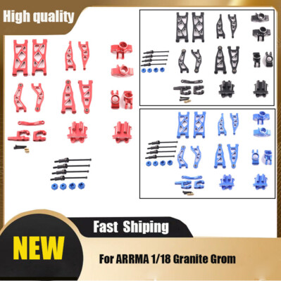 Aluminum Front Rear Swing Arm Steering Cup Mount For ARRMA 1/18 Granite Grom RC