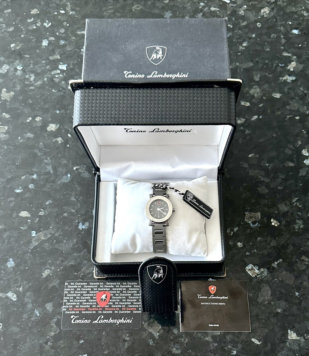 Genuine Tonino Lamborghini 'Disc Titanium Edition' Silver Genuine Tonino Lamborghini 'Disc Titanium Edition' Silver