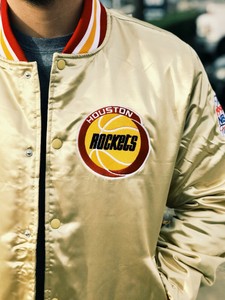 houston rockets jacket mitchell and ness
