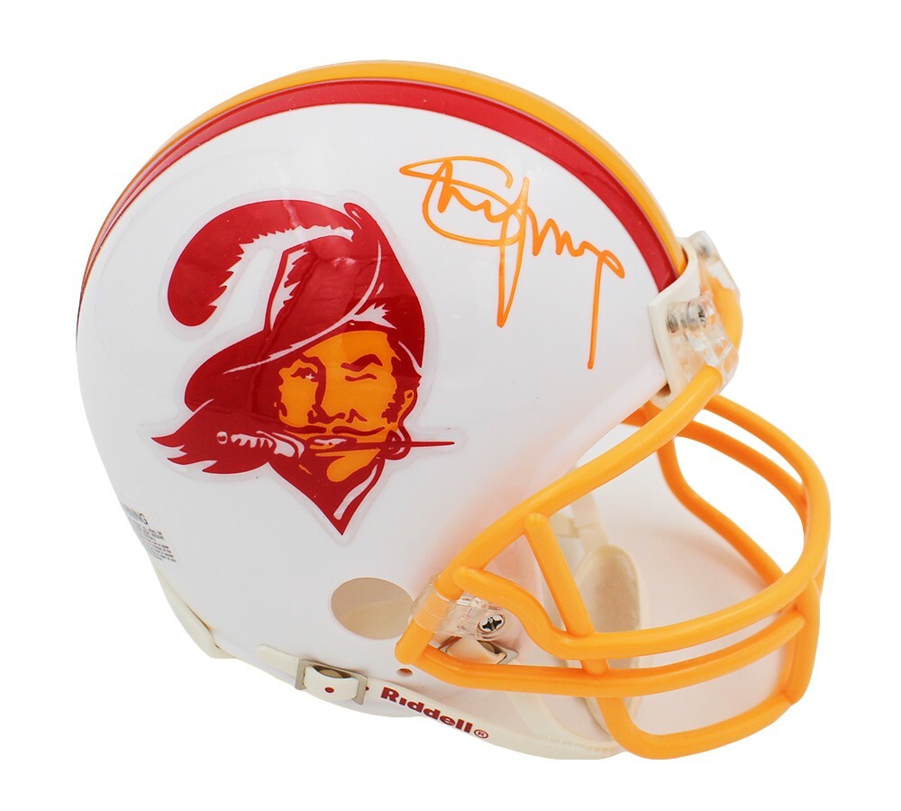 Steve Young Signed Tampa Bay Buccaneers Throwback 197696 NFL Mini