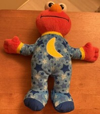 Elmo Plush lullaby sesame street plush sleepy time 12 Tested