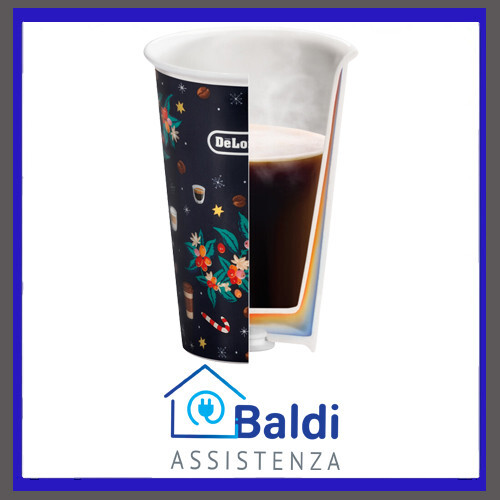 DE LONGHI MUG THERMOCUP TAZZA TERMICA DI CERAMICA A DOPPIA PARETE 300 ML. foto 3