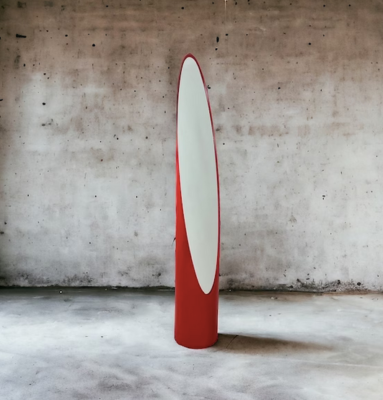 Lipstick Mirror Rodolfo Bonetto - Unghia Floor Mirror in Glossy