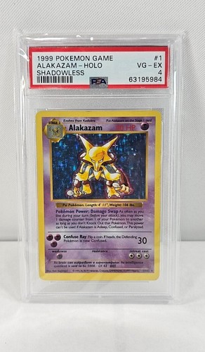 Alakazam (Shadowless) graded PSA 4 for sale on eBay