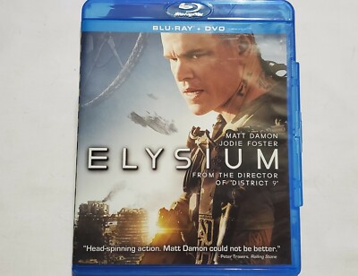 Elysium (Blu-ray, 2013) $3 SHIPPING + 25¢ EACH ADDITIONAL