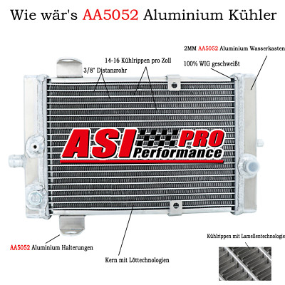 Aluminium Kühler Für 2003-2009 Kawasaki KFX700 2003 2005 06 2007 2008 2009