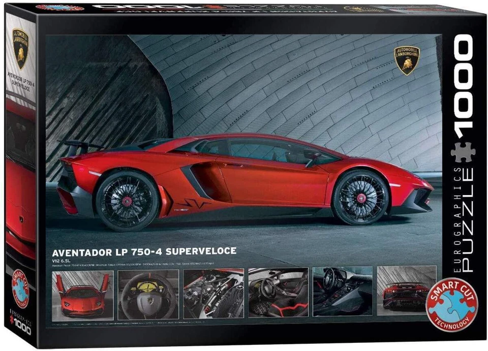 Eurographics Puzzle 1000 Lamborghini Aventador LP7504