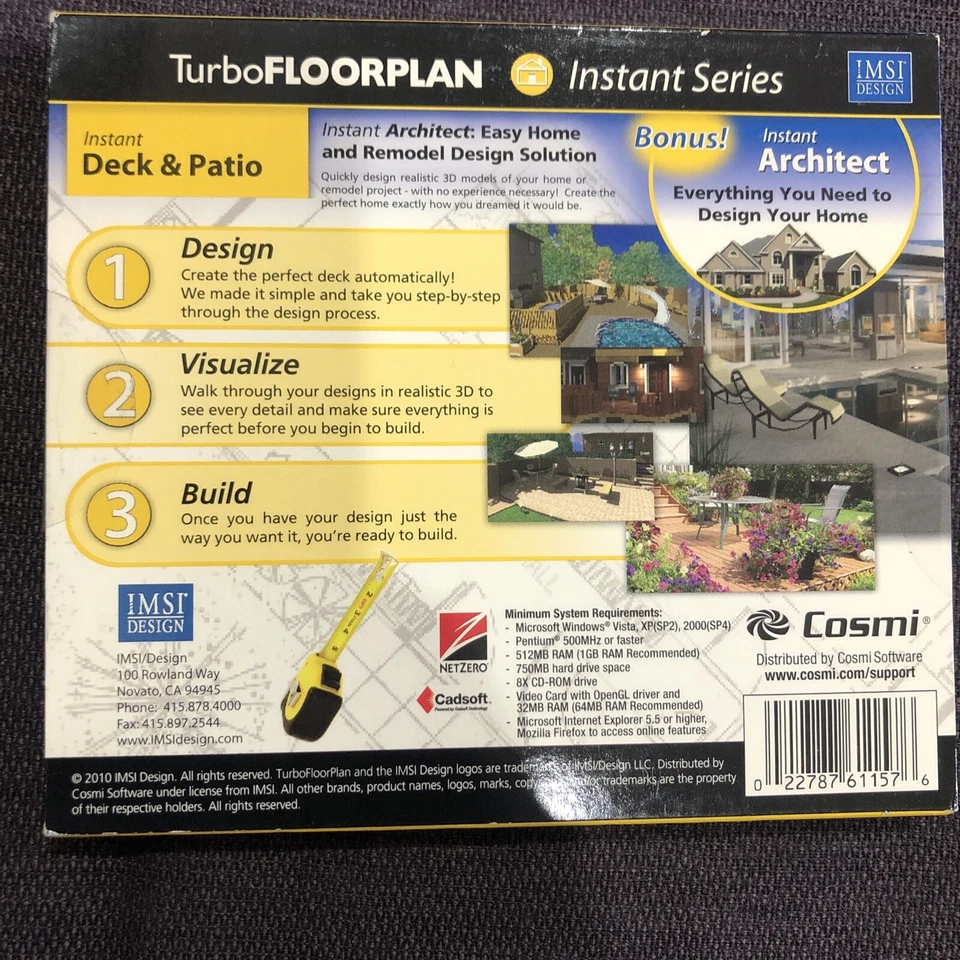 Instant Deck & Patio Pc Cd Rom  - Image 3 of 4