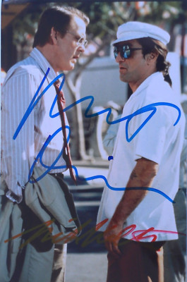 Robert De Niro & Nick Nolte orig. Autogramm  13x18 Cape Fear