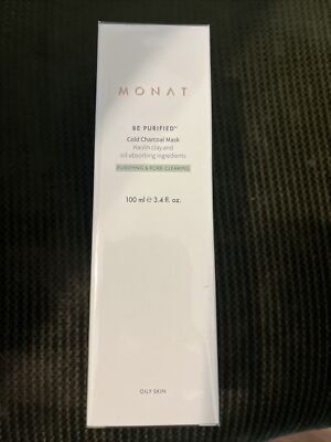 MONAT Be Purified Cold Charcoal Facial Mask - Pore Clearing - NEW in BOX.