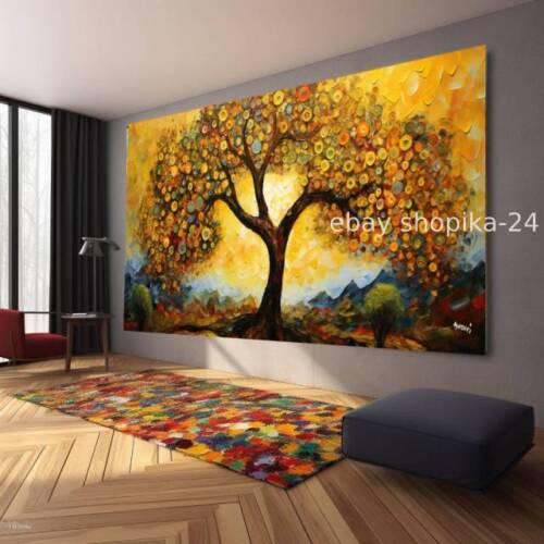 Bild Baum des Lebens Kunstwerk Wohnung Gustav Klimt Style Art bei Medici t281 - Bild 1 von 2