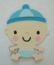 Baby Boy Die Cut Paper Scrapbook Embellishment
