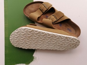 birkenstock arizona suede beige