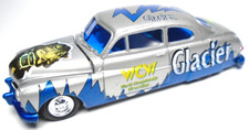 1997 RACING CHAMPIONS '49 CUSTOM MERC GLACIER WCW WRESTLING SILVER 3 3/8" CAR