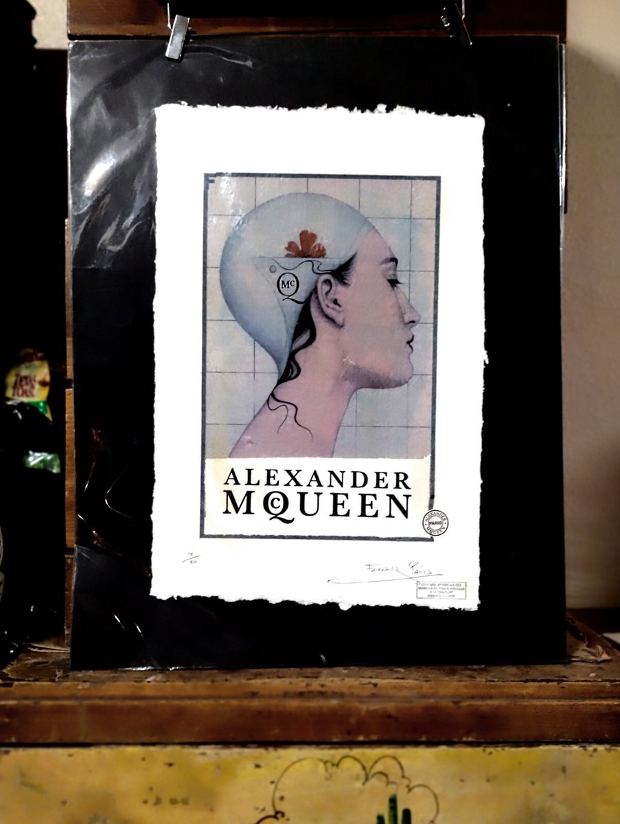Alexander McQueen, Limited Edition Print, 22'x 15'x Hand Signed