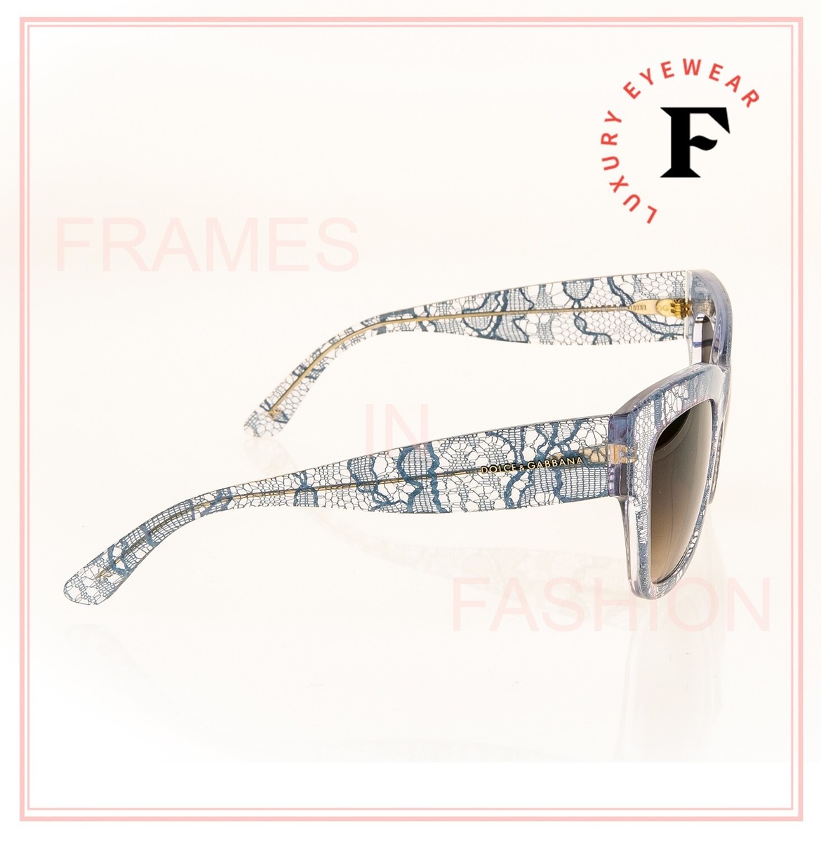 Dolce & Gabbana 4231 Blue COLOR LACE Crystal Acetate  display picture 1
