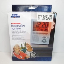 North American Health & Wellness Home Alert System with Clock