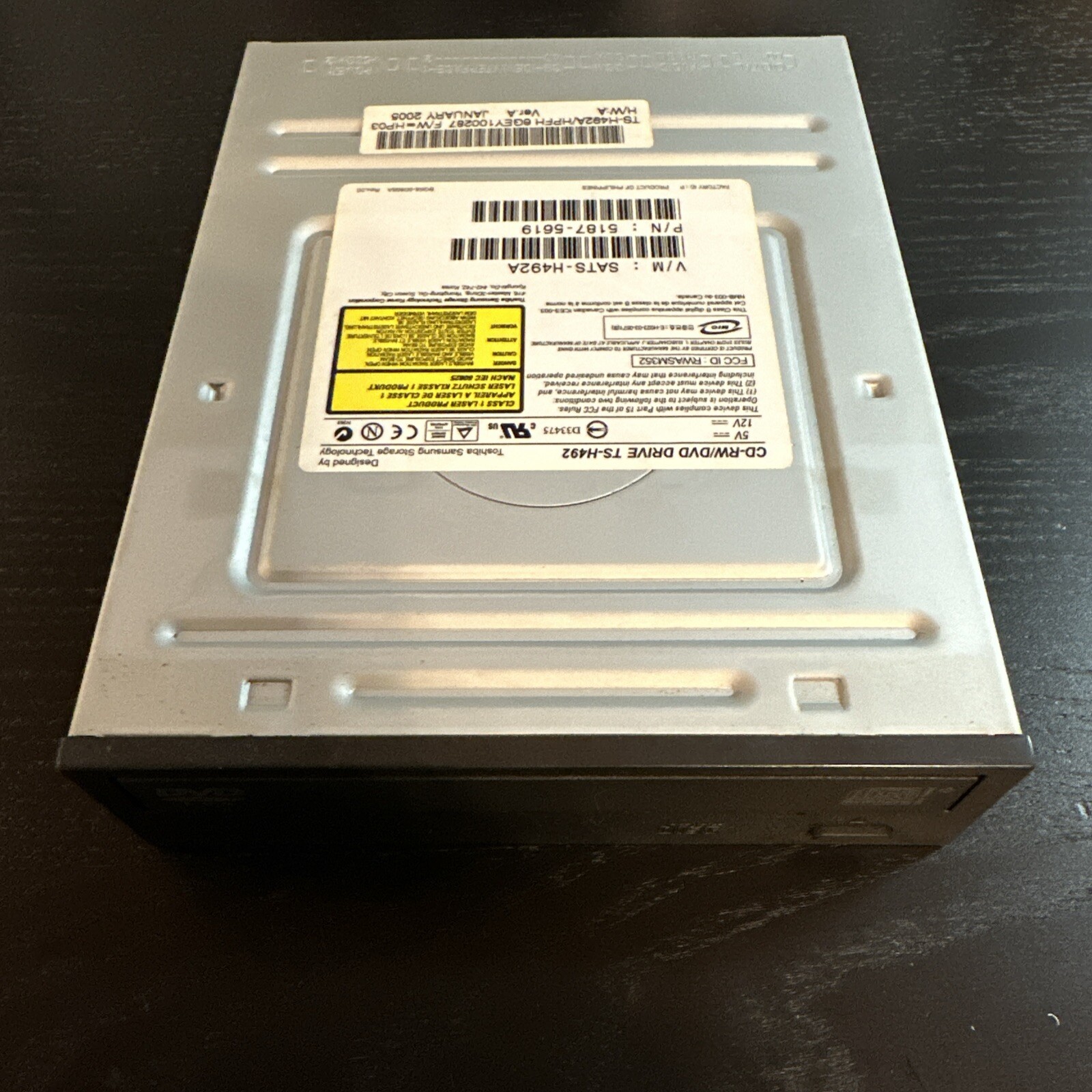 Toshiba Samsung TS H492A TS H492 CD RW DVD Drive Black Bezel IDE 3 5 toshiba-samsung-ts-h492a-ts-h492-cd-rw-dvd-drive-black-bezel-ide-3-5