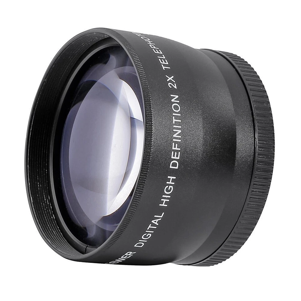 49/52/55/58mm 2X Telephoto Lens Teleconverter Lens for Canon Nikon Sony Pentax  - Image 4 of 4