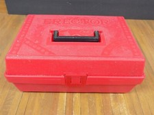 Vintage Gilbert Erector Set c.1964 Red Box Papers