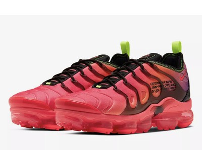 men's nike air vapormax plus running shoes red