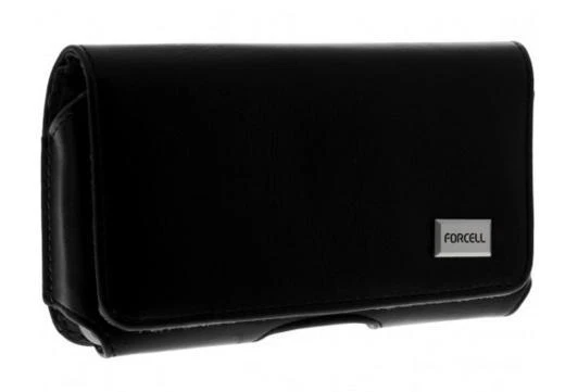 Housse Etui Luxe Universel CUIR Noir Horizontal D ~ Alcatel GlamPhone ELLE 2 - Photo 2/3