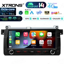 8.8" Android 14 Car Stereo Radio GPS 8Core 4+64GB Inclinometer For BMW 3er E46