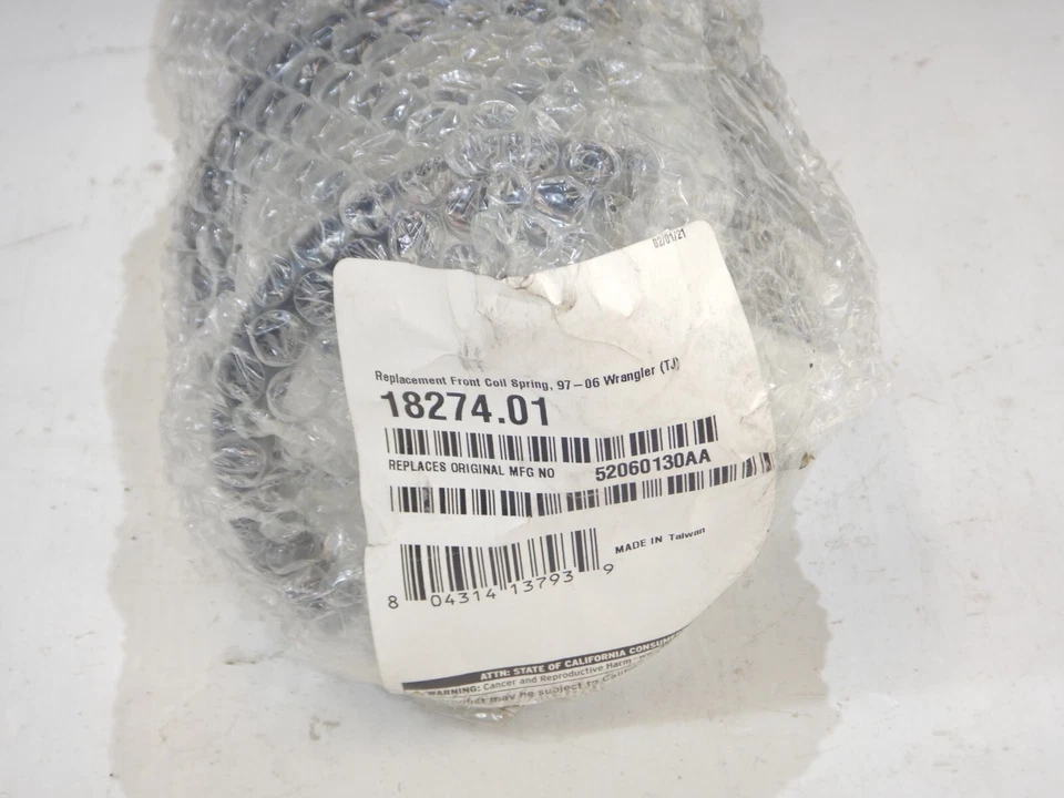 Nuevo muelle helicoidal delantero único OMIX Jeep Wrangler TJ 97-06 18274.01 ENVÍO GRATUITO Foto 4 de 4