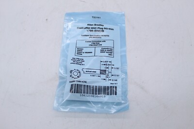 Allen Bradley ControlNet BNC Plug RG-6QS 1786-BNC/B