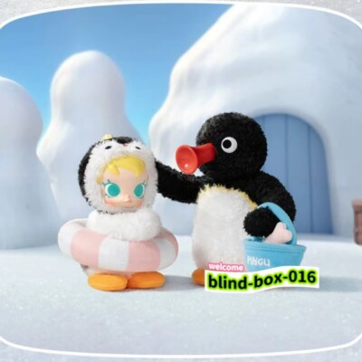 ぬいぐるみ・マスコット popmart babymolly Pingu POPMART Baby Molly × PINGU Happy Fishing Series Plush Confirmed