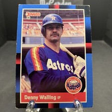 1988 Donruss Denny Walling #384 Houston Astros