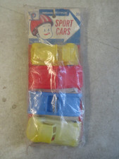 Vintage 1940's Dime Store "Unbreakable" Plasticraft Sports Cars No. 1850 4" MIP
