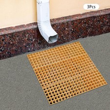 3PCS Fiberglass Drain Grate - 1,100LBS Capacity for Industrial Use
