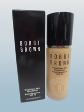 BOBBI BROWN WEIGHTLESS SKIN FOUNDATION SPF15 W-066 WARM HONEY 1 OZ BOXED