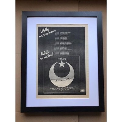 WALLY VALLEY GARDENS (FRAMED) POSTER SIZED original music press advert  from 197