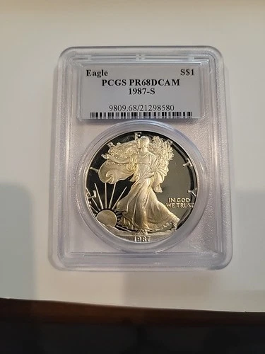 1987-S American Silver Eagle PR68 DCAM PCGS