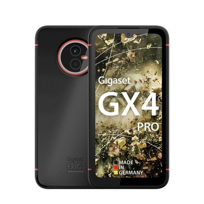 Gigaset Outdoor Handy GX4 PRO 128GB Black Smartphone NEU/OVP
