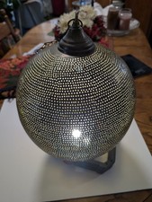Morrocan Brass Pendant Globe
