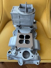 Vintage Creitz Dual Quad 2x4 Intake Manifold Sbc Predator Carb