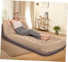 Sofá Inflable para Camping - Colchón de Aire con Respaldo Ajustable - Inflable