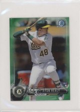 2017 Bowman Chrome Minis Base Rookies Green Refractor 32/99 Ryon Healy #35 lu0