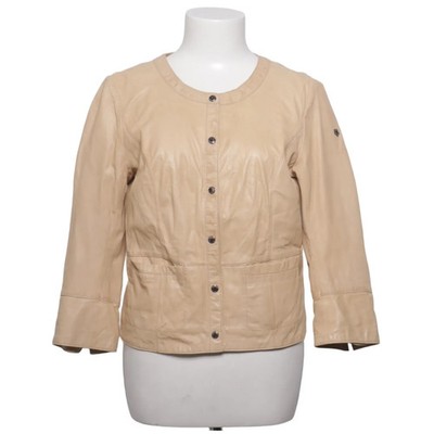 Milestone, Lederjacke, Damen, Größe: 38, Beige, Leder, Einfarbig #CGF