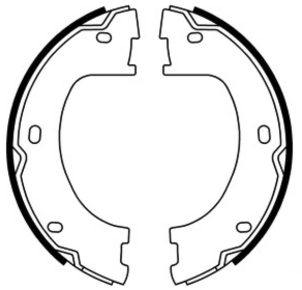 Fits ABE CRM015ABE Brake Shoe Set, parking brake CRM015 ABE (Automoti ⭐UK Stock⭐